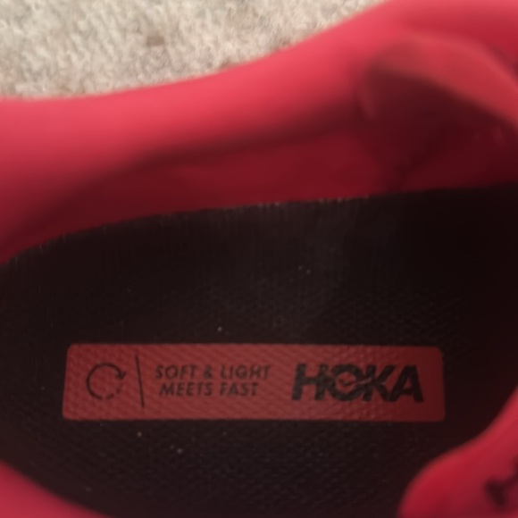 Hoka Vibrant Pink Running Shoes - Picture 6 of 7